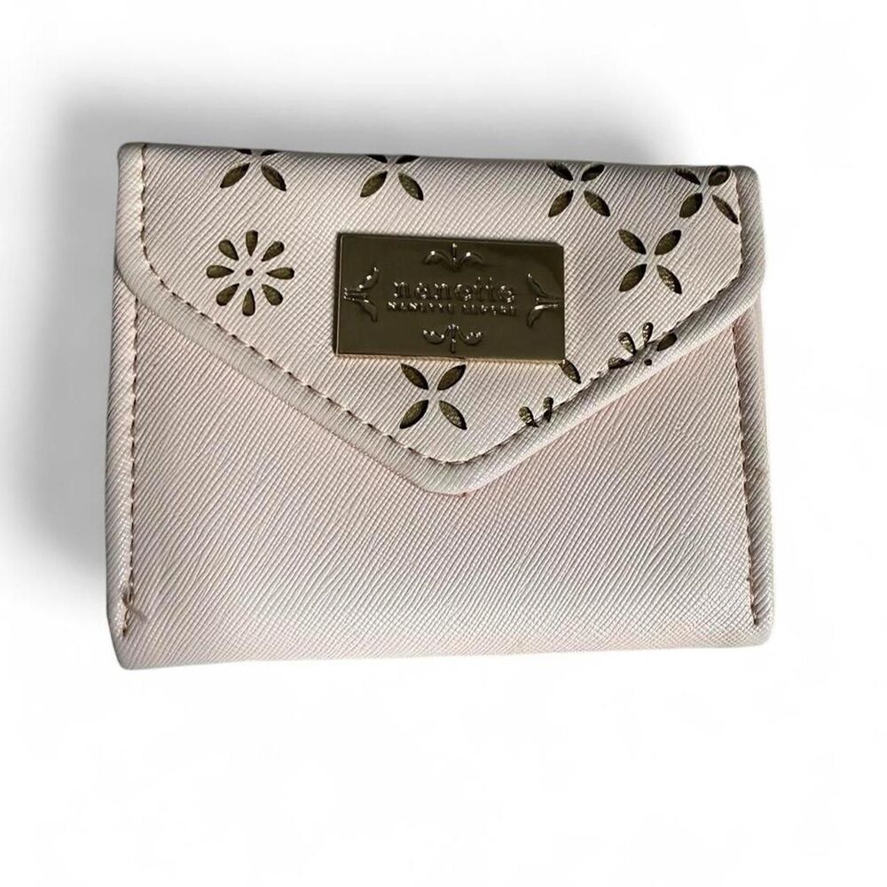 Pink Floral Cutout Wallet Women